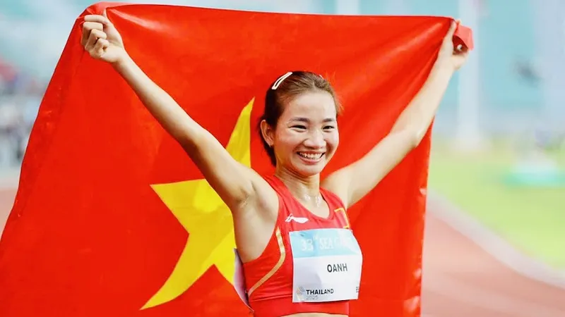 Nguyễn Thị Oanh sẽ sang Trung Quốc tham dự giải điền kinh châu Á trong nhà 2026. Ảnh: DŨNG PHƯƠNG