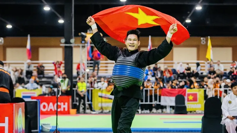 Võ sĩ Nguyễn Duy Tuyến đã chia tay đội tuyển pencak silat Việt Nam trong năm nay. Ảnh: DŨNG PHƯƠNG