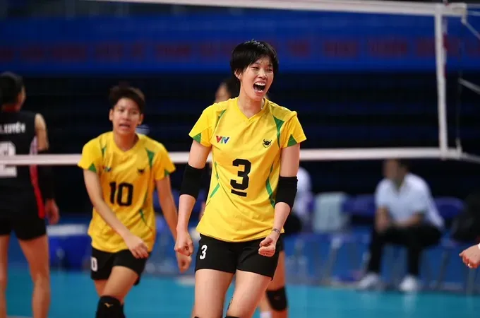 Thể thao Tây Ninh từng vào chung kết bóng chuyền nữ tại Đại hội thể thao toàn quốc lần thứ IX-2022 ở Quảng Ninh. Ảnh: DŨNG PHƯƠNG