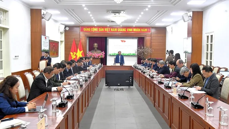 Ủy ban Olympic Việt Nam đã làm việc và đề ra những công tác nhiệm vụ cho năm 2026. Ảnh: T.DƯƠNG