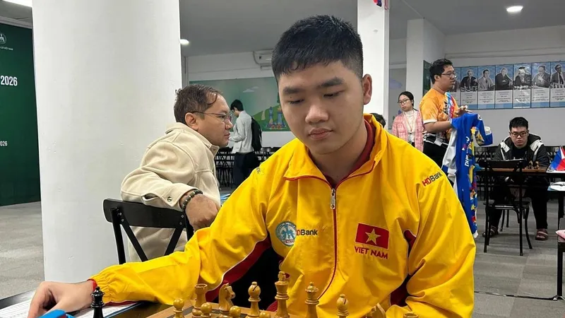 Tuyển thủ trẻ Đinh Nho Kiệt là thành viên sẽ tham gia giải vô địch nhanh, chớp thế giới 2026. Ảnh: VINH BÙI