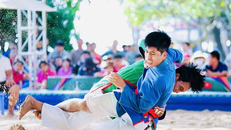 Võ sĩ kurash cả nước sẽ thi đấu giải vô địch bãi biển 2026. Ảnh: H.AN