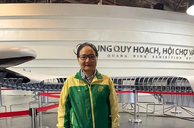 Đại kiện tướng Hoàng Thị Bảo Trâm của đội tuyển cờ vua TPHCM. Ảnh: MINH CHIẾN