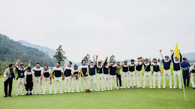 Đội golf miền Bắc đã giành ngôi vô địch VGA Union Cup 2026. Ảnh: VGA
