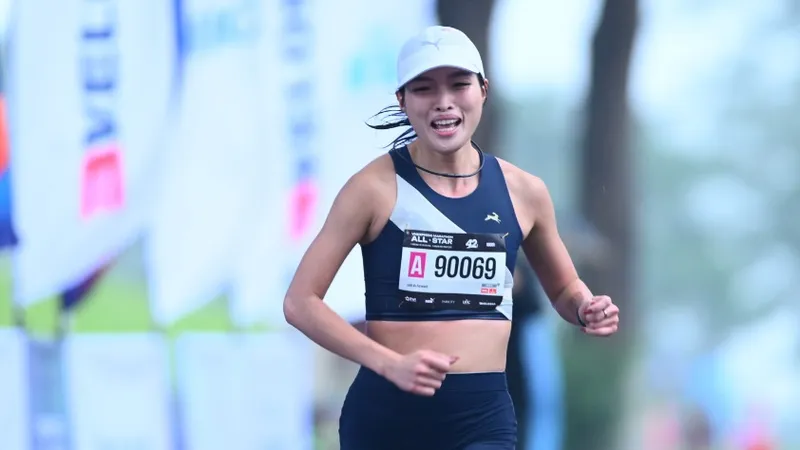 VĐV Vũ Khánh Linh sẽ tham dự giải vô địch quốc gia Marathon 2026 ở Khánh Hòa. Ảnh: VNM