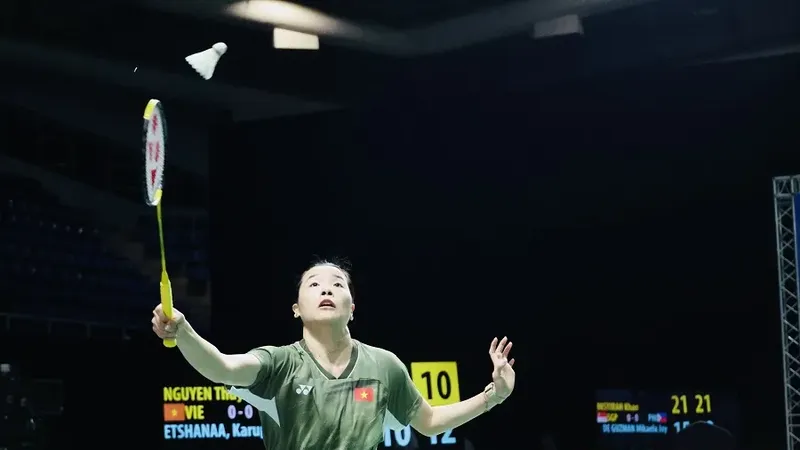 Tay vợt Nguyễn Thùy Linh được suất chính thức góp mặt giải vô địch châu Á 2026. Ảnh: DŨNG PHƯƠNG