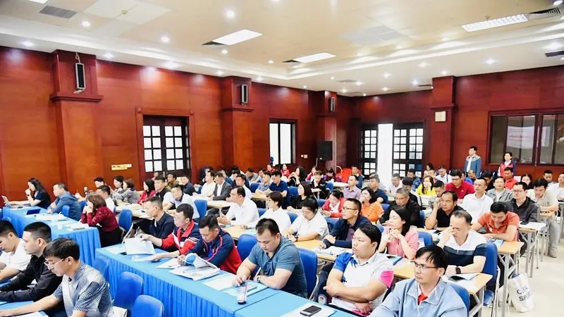 Học viên tham dự lớp tập huấn phòng, chống doping chuẩn bị cho Đại hội thể thao toàn quốc lần thứ X-2026. Ảnh: VADA