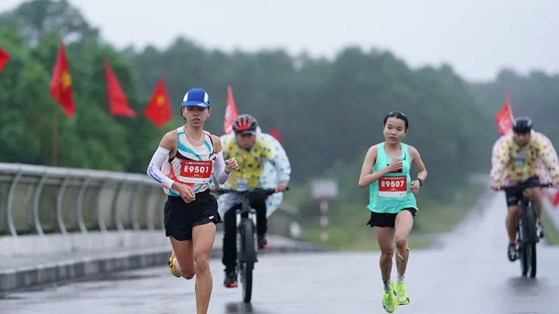 Cuộc cạnh tranh marathon - 42km nữ tại giải vô địch quốc gia năm nay được tính vào chương trình Đại hội thể thao toàn quốc lần thứ X-2026. Ảnh: TPM