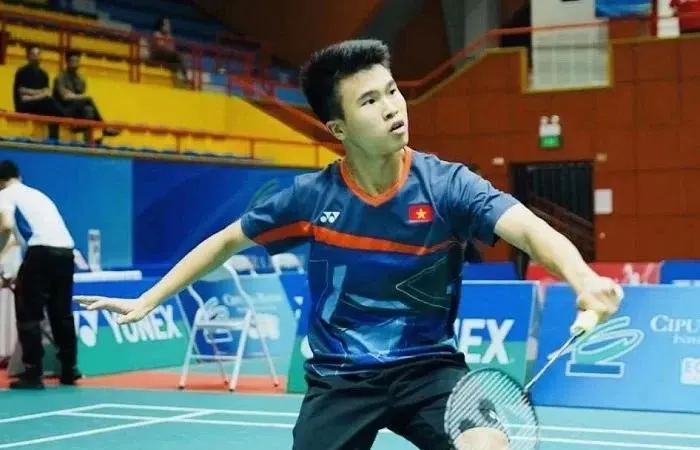 Tay vợt Nguyễn Hải Đăng không có được kết quả tốt nhất tại giải Vietnam International Challenge 2026. Ảnh: VBF