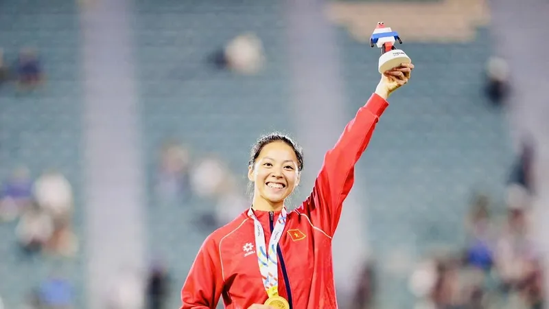 Vũ Thị Kim Anh là VĐV được trao suất tham dự Đại hội thể thao bãi biển châu Á 2026. Ảnh: DŨNG PHƯƠNG