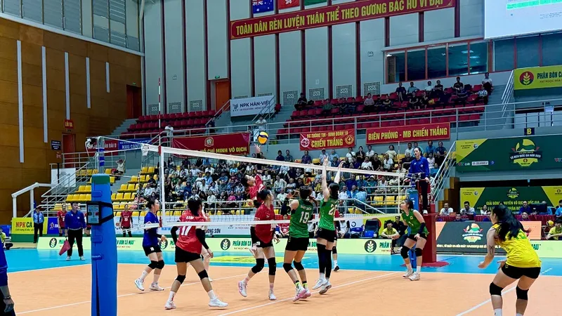 Đội VTV Bình Điền Long An đã giành chiến thắng đầu tiên ở mùa giải 2026. Ảnh: MINH CHIẾN