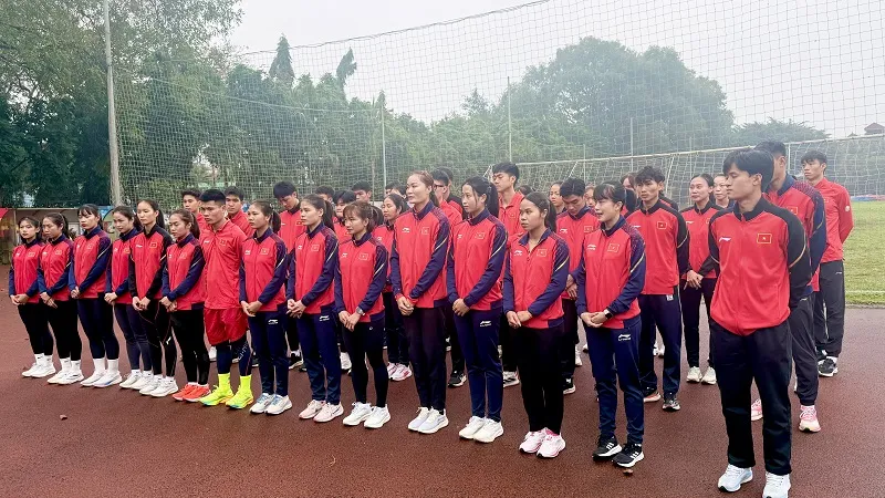 VĐV đội tuyển điền kinh Việt Nam đã được nắm rõ quy định tham dự Đại hội thể thao toàn quốc lần thứ X-2026. Ảnh: MINH CHIẾN