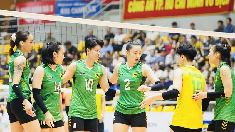Đội VTV Bình Điền Long An sẽ thi đấu trước Hóa chất Đức Giang trong ngày 13-4. Ảnh: VTVBĐLA