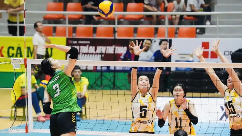 Thanh Thúy đã ghi điểm khi ra sân tại vòng 1 giải vô địch quốc gia các câu lạc bộ 2026. Ảnh: VFV