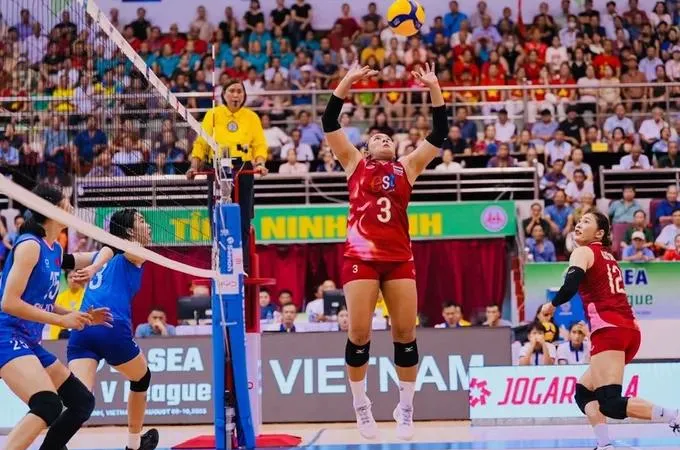 Người hâm mộ Việt Nam sẽ tiếp tục có cơ hội xem các cầu thủ nữ hàng đầu Đông Nam Á thi đấu tại Ninh Bình. Ảnh: SEAVLEAGUE