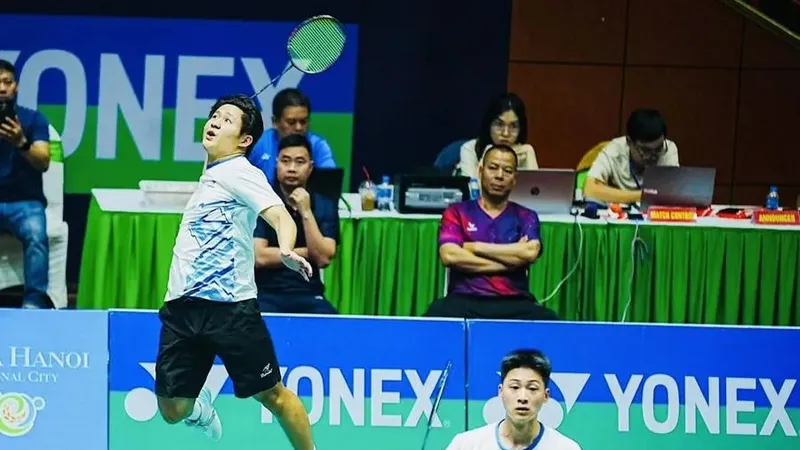 Đình Hoàng, Đình Mạnh đã dừng bước tại nội dung đôi nam ở giải đấu diễn ra tại Thái Lan. Ảnh: BUBADUBADMINTON