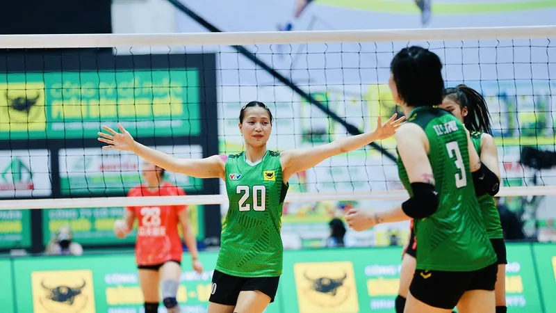 Đội VTV Bình Điền Long An tiếp tục thi đấu tại ngày 16-5. Ảnh: DŨNG PHƯƠNG