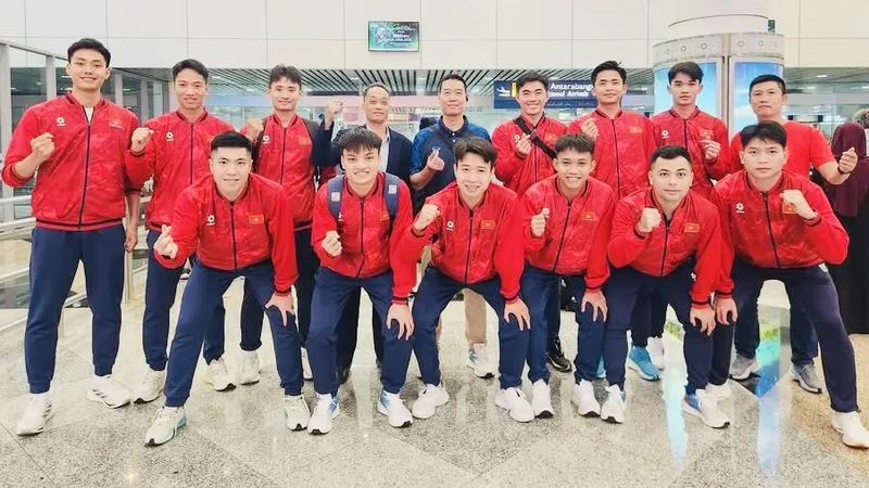 Đội tuyển cầu mây nam Việt Nam tham dự Cúp thế giới 2026 tại Malaysia. Ảnh: THANH SƠN