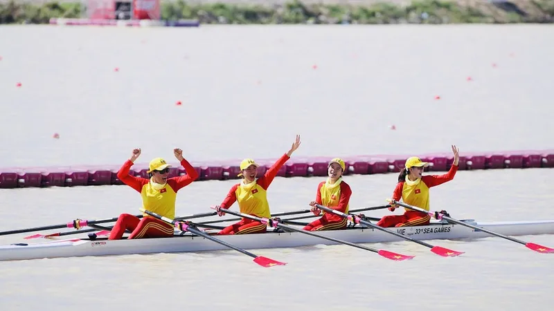 Đua thuyền là một trong những môn trọng điểm hướng tới giành HCV ASIAD của thể thao Việt Nam. Ảnh: DŨNG PHƯƠNG