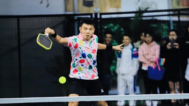 Các tay vợt sẽ có cơ hội thi đấu 5 nội dung môn pickleball Đại hội thể thao toàn quốc lần thứ X-2026. Ảnh: NGUYỄN ĐẠT