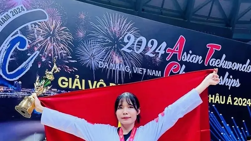 Võ sĩ Bạc Thị Khiêm từng giành HCV tại giải châu Á 2024 nhưng không có huy chương ở giải năm nay. Ảnh: B.T.KH