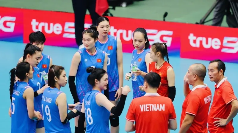 Đội tuyển bóng chuyền nữ Việt Nam chỉ tập luyện trong nước ở năm 2026. Ảnh: DŨNG PHƯƠNG