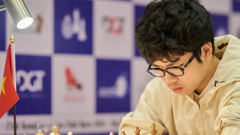 Đầu Khương Duy đã có kết quả khích lệ tại giải châu Á 2026. Ảnh: BANGKOKCHESS