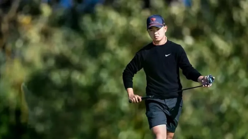 Golfer Nguyễn Anh Minh có mùa giải xuất sắc tại Mỹ năm nay và sẽ gia nhập đội Đại học Arizona State (Sun Devils) vào năm sau. Ảnh:: OREGONSTATEUNIVERSITY