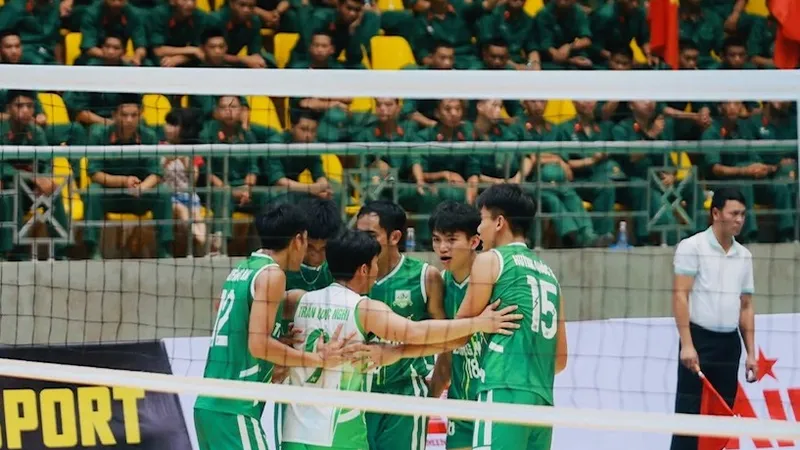 Đội bóng chuyền nam Đồng Nai đã giành quyền vào vòng chung kết giải hạng A toàn quốc 2026. Ảnh: BÓNG CHUYỀN ĐỒNG NAI