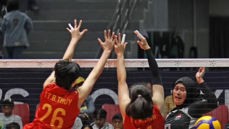 Đội nữ Indonesia sẽ tiếp tục thi đấu trong ngày 9-6. Ảnh: AVC