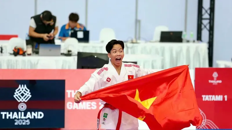 Tuyển thủ Khuất Hải Nam là một trong những VĐV đang chuẩn bị chuyên môn hướng tới thi đấu giải vô địch châu Á 2026. Ảnh: DŨNG PHƯƠNG