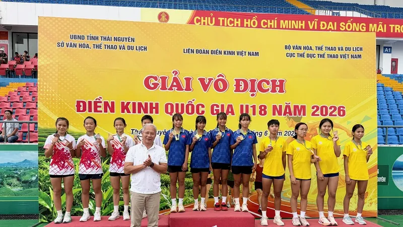 Các gương mặt trẻ của điền kinh Việt Nam đã được thể hiện chuyên môn tại Thái Nguyên vừa qua. Ảnh: MINH CHIẾN