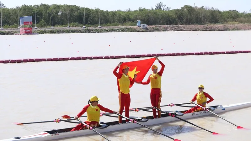 Đua thuyền là một trong những môn quan trọng mà Thể thao Việt Nam hướng tới giành kết quả cao tại ASIAD 20. Ảnh: DŨNG PHƯƠNG