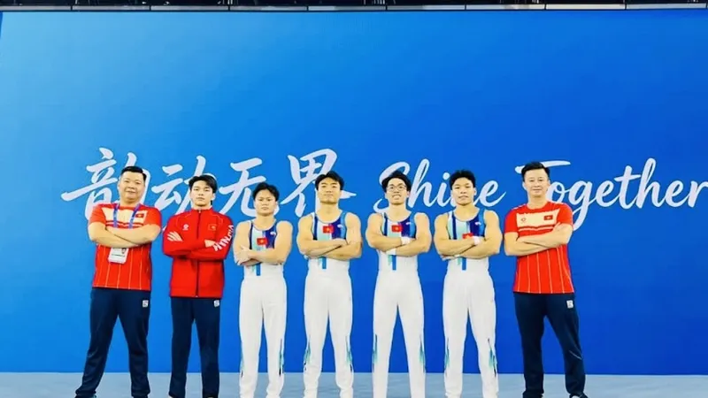 Đội TDDC nam Việt Nam đã có 5 suất góp mặt ASIAD 20. Ảnh: MINH SANG