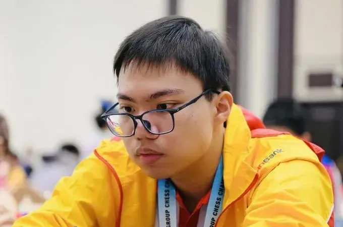 Kỳ thủ Nguyễn Quốc Hy của đội cờ vua nam TPHCM. Ảnh: MINH MINH