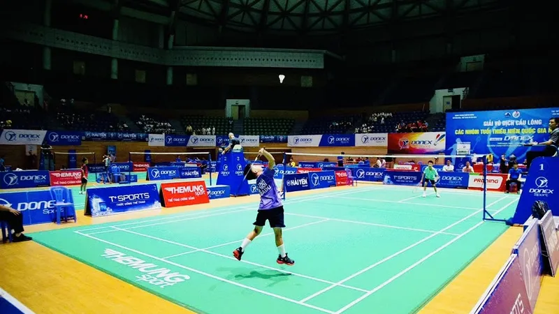 VĐV cầu lông trẻ tham dự giải vô địch nhóm tuổi thiếu niên quốc gia 2026. Ảnh: NGUYỄN LINH