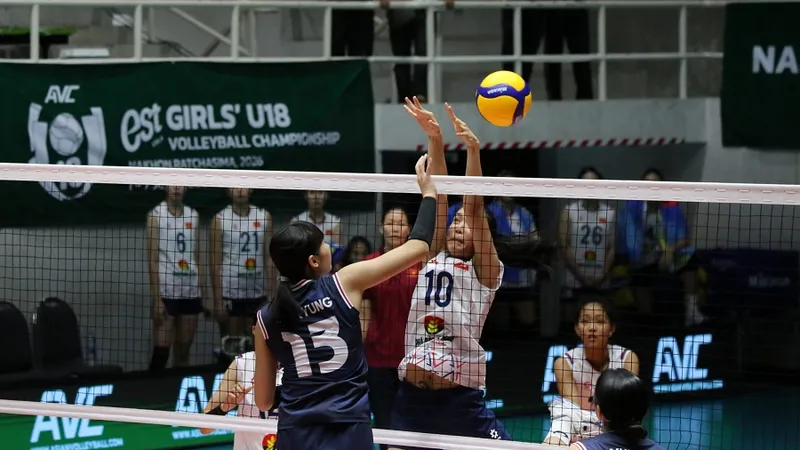 Đội nữ U18 Việt Nam đã thua trận trước đối thủ U18 Hàn Quốc. Ảnh: AVC