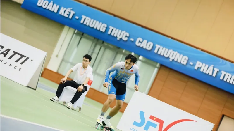 Các VĐV đã tập trung thi đấu ở giải để đạt kết quả tốt nhất. Ảnh: SFV