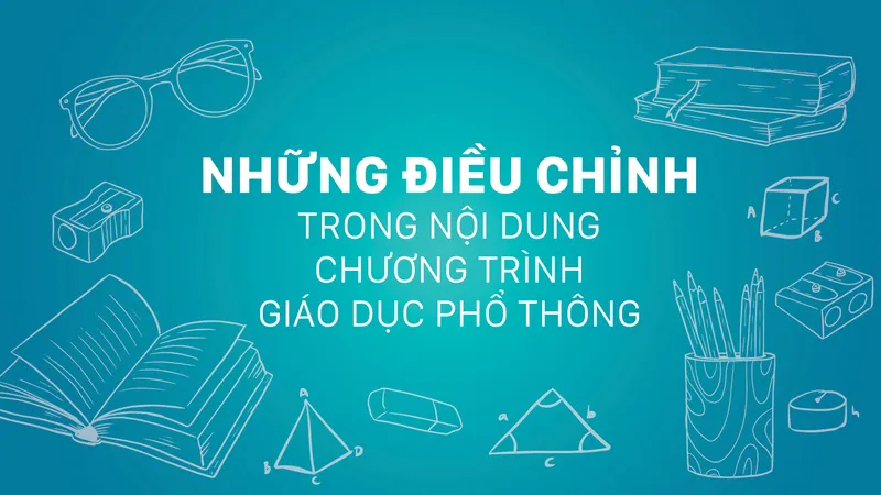 Những điều chỉnh trong nội dung chương trình giáo dục phổ thông