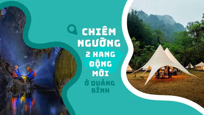 Chiêm ngưỡng 2 hang động mới ở Quảng Bình
