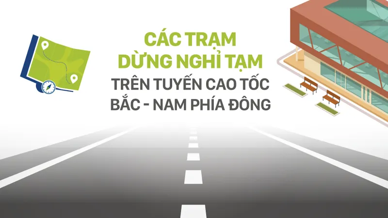 Các trạm dừng nghỉ tạm trên tuyến cao tốc Bắc - Nam phía Đông
