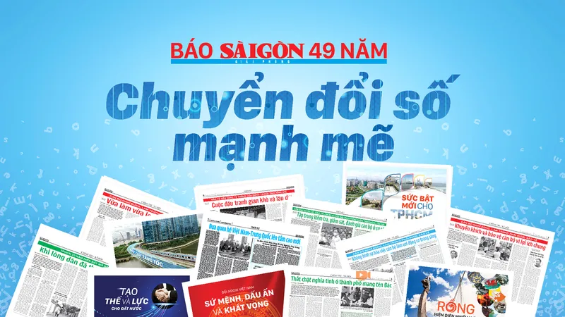Báo Sài Gòn Giải Phóng 49 năm - Chuyển đổi số mạnh mẽ