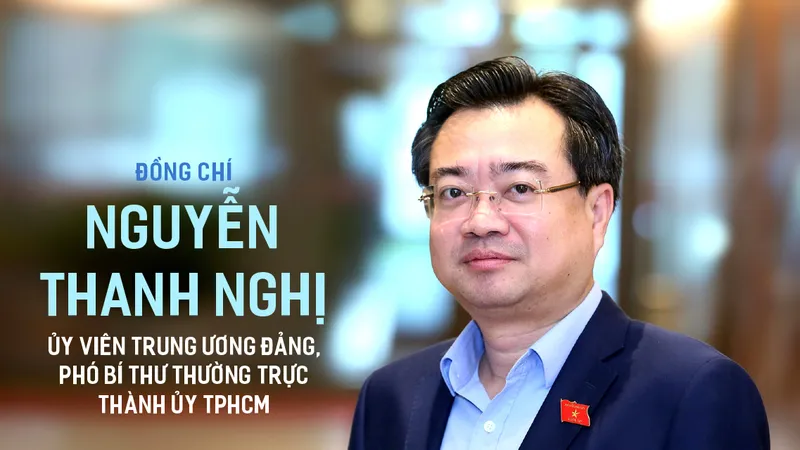 Đồng chí Nguyễn Thanh Nghị giữ chức Phó Bí thư Thường trực Thành ủy TPHCM