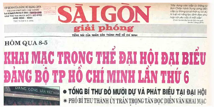 Đại hội đại biểu Đảng bộ TPHCM lần VI (1996-2000): Phát triển TPHCM xứng đáng với vai trò trung tâm cả nước