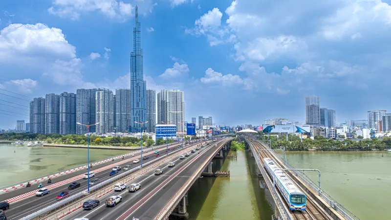 Thành phố Hồ Chí Minh hiện đại phát triển. Ảnh: TRẦN LÊ HUY 