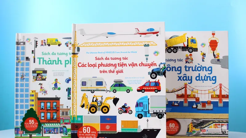 Bộ sách giúp kích thích phát triển đa giác quan ở trẻ
