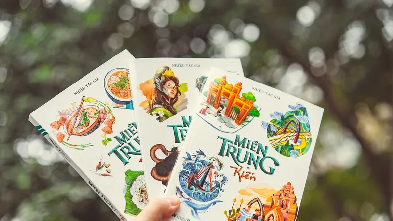 Bộ sách Miền Trung gồm 3 tập cũng là 3 chủ đề Thực, Kiến và Tích