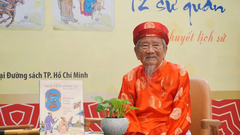 Ra mắt tiểu thuyết lịch sử “Loạn 12 sứ quân” của nhà nghiên cứu 99 tuổi 