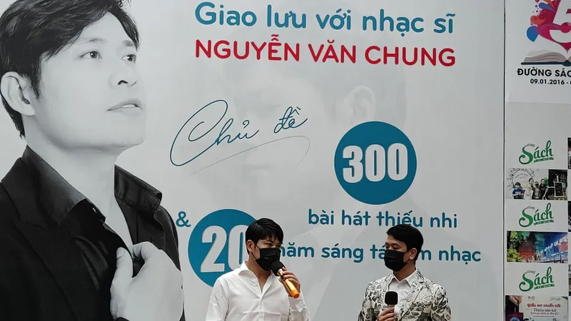 Nhạc sĩ Nguyễn Văn Chung ra mắt tuyển tập 300 bài hát thiếu nhi