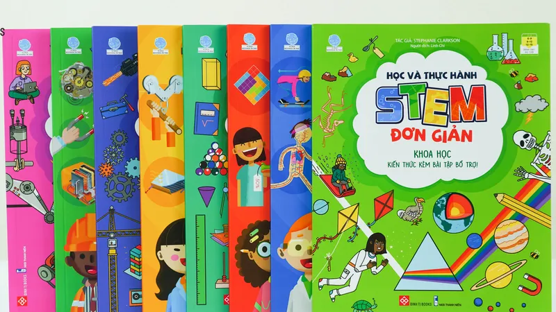 Ra mắt bộ sách “Học và thực hành STEM đơn giản” dành cho thế hệ Gen Alpha
